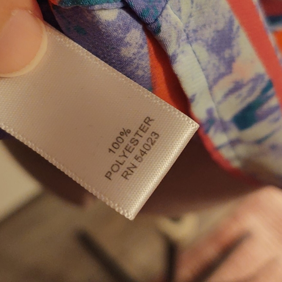 Banana Republic Floral/Striped Blouse sz S - Picture 7 of 8